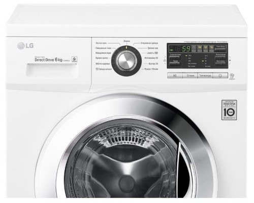 Стиральная машина LG F1096ND3: мощность и надежность для безупречного стирания