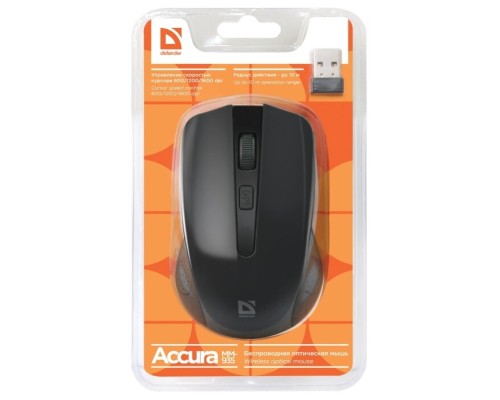 Ультрапрецизионная мышь DEFENDER Accura MM-935: невероятная точность и комфорт в одном