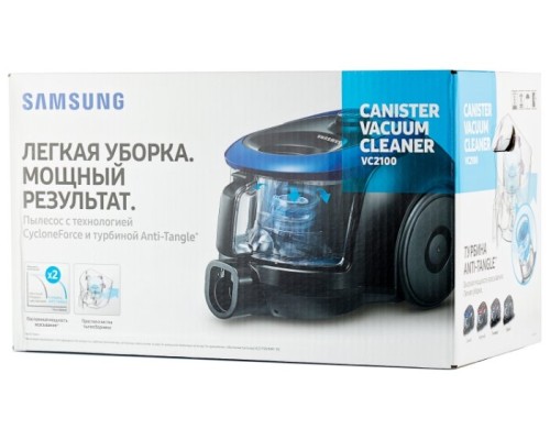 Быстрый и мощный пылесос SAMSUNG VC18M2110SB - идеальное решение для чистоты в вашем доме!