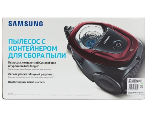 Мощный и стильный пылесос SAMSUNG VC18M31A0HP - идеальный помощник в борьбе с пылью!