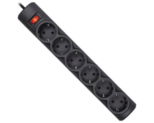Защитите свою электронику сетевым фильтром DEFENDER DFS 151: 6 розеток, 1.8 м, 2200 Вт