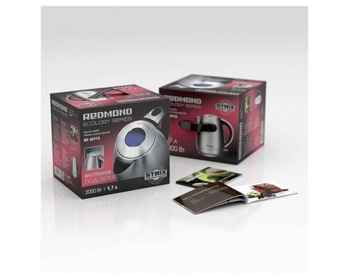 Быстрый и стильный! Электрочайник REDMOND RK-M113 - идеальное решение для вашей кухни!