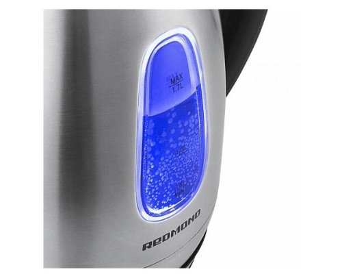 Быстрый и стильный - электрочайник REDMOND RK-M183 серебристого цвета