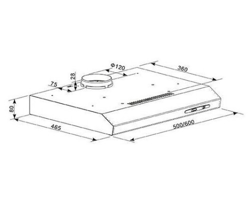 Стильная и эффективная вытяжка OASIS PO-60W для чистого воздуха в вашей кухне