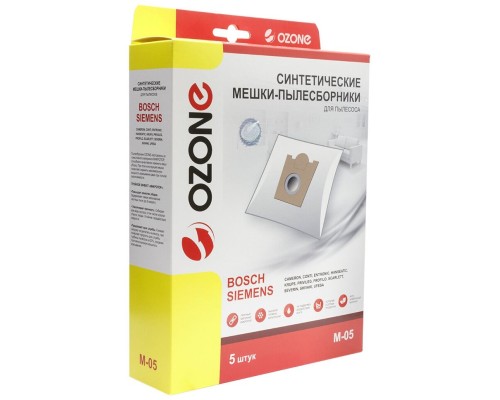 Мешок для пылесоса OZONE micron M-05: мощная фильтрация для безупречной чистоты в вашем доме!