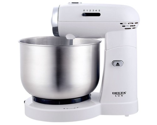 Быстрый и мощный миксер DELTA DL-5074С: 600Вт, белый, с удобной чашей
