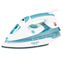 Утюг DELTA DL-710 LUX белый с серо-голубым 2400Вт