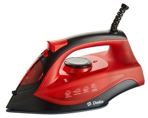 Быстрый и мощный: Утюг DELTA DL-756 - идеальное сочетание белого и зеленого, 2200Вт