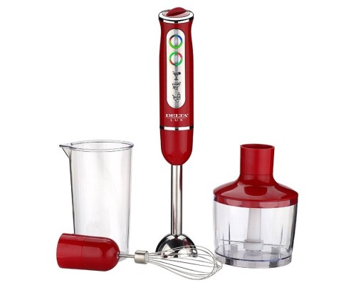 Супермощный блендер DELTA DL-7039В: красный, 800Вт, с функцией Турбо