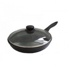 Сковорода ГОРНИЦА Гранит с2452аг 24х7см + крышка