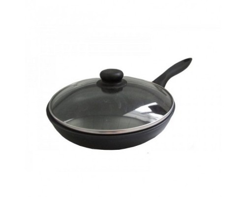 Идеальная сковорода ГОРНИЦА Гранит с2452аг 24х7см + крышка - незаменимый помощник на кухне!