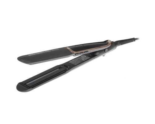 Создайте идеальный стиль с помощью REDMOND RCI-2332: универсальный выпрямитель в сером/золотом хроме