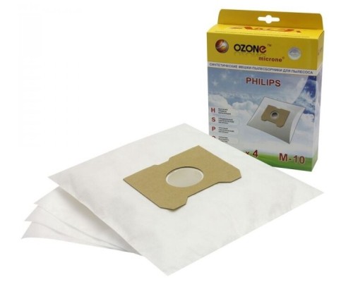 Максимальная эффективность очистки с мешком для пылесоса OZONE micron M-10