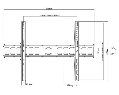 Надежный кронштейн ULTRAMOUNTS UM835T: идеальное решение для вашего ТВ!