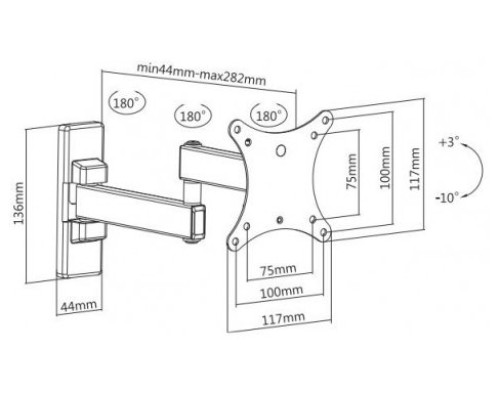 Надежный кронштейн ULTRAMOUNTS UM875 для идеального крепления вашей техники