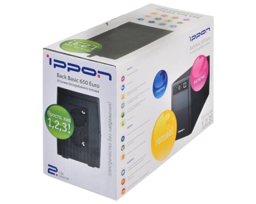 ИБП Ippon Back Basic 650 Euro: надежная защита электроники и высокая энергоэффективность