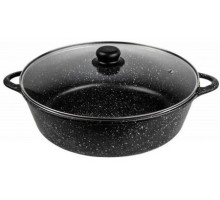 Жаровня ГОРНИЦА Гранит Ж7126аг тефл 26х9,5см +кр