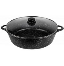 Жаровня ГОРНИЦА Гранит Ж7126аг тефл 26х9,5см +кр