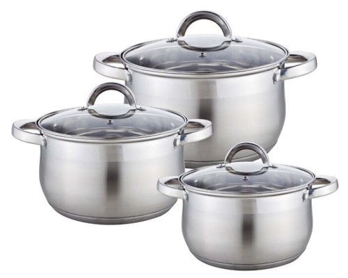 Качественный набор посуды WEBBER BE-616/6 для комфортной готовки