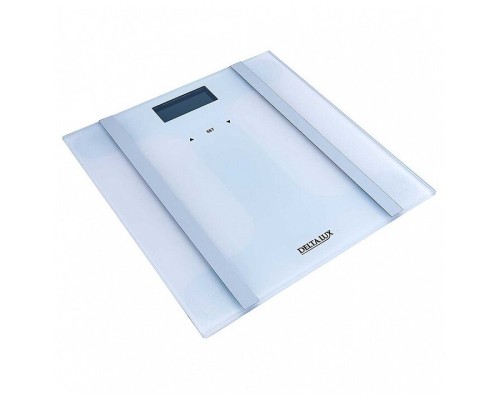 Умные напольные весы DELTA LUX DE-4600 Smart: стильные и функциональные белые весы для вашего комфорта