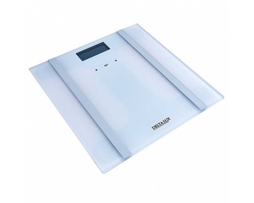 Умные напольные весы DELTA LUX DE-4600 Smart: стильные и функциональные белые весы для вашего комфорта