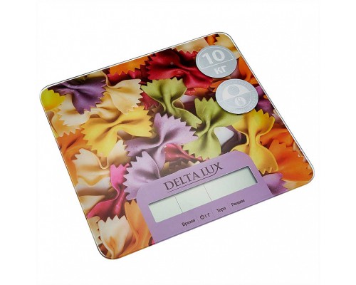 DELTA DE-002КЕ LUX Фарфалле: кухонные весы с функцией взвешивания до 10 кг