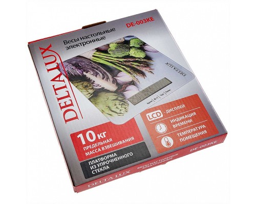 "Аккуратные и точные весы кухонные DELTA DE-003KE для идеального измерения ингредиентов"