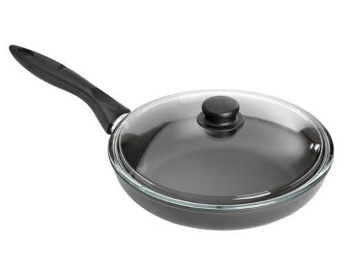 Сковорода ГОРНИЦА Гранит с2052аг 20х5,1см + крышка: идеальный выбор для вкусных блюд!