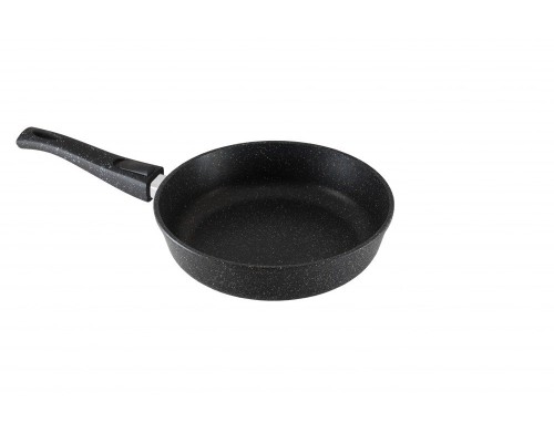 Идеальная сковорода ГОРНИЦА Гранит съемной ручкой и крышкой - приготовление без усилий!