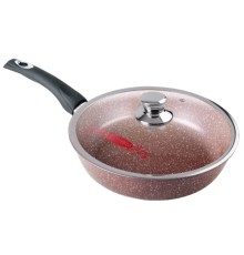 Сковорода ГОРНИЦА Шоколад с2052аш 20х5,1см + крышка