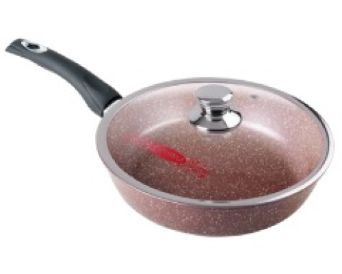 Новая сковорода ГОРНИЦА Шоколад с2052аш 20х5,1см + крышка: идеальное сочетание качества и удобства!