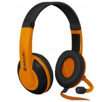 Наушники DEFENDER Warhead G-120 черный/оранжевый (64099)