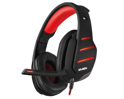 Наушники SVEN AP-U997MV черный/красный