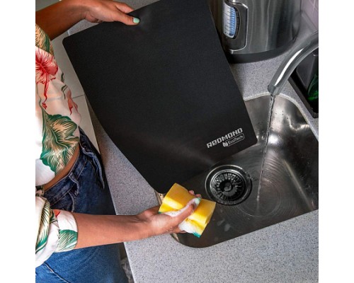 Забудьте о пригаре с антипригарным ковриком REDMOND Ecoglass MC1. Приготовление без усилий!