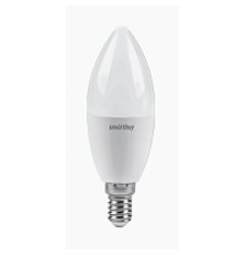 Лампа SMARTBUY C37-9,5W/4000/E14 свеча мат
