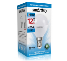 Лампа SMARTBUY P45-12W/6000/E14