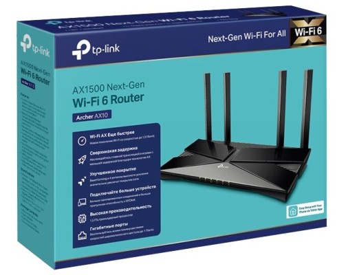 Быстрый и надежный Wi-Fi роутер TP-LINK Archer AX10 для безупречного интернет-соединения