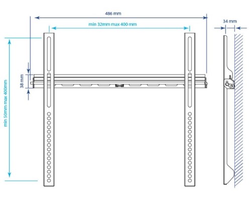 Удобный кронштейн KROMAX VEGA-11: надежная фиксация и стильный черный дизайн