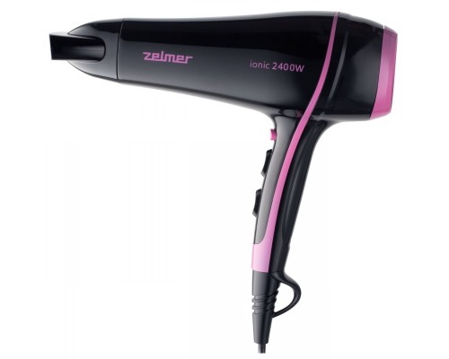 Быстрый и стильный фен ZELMER ZHD8360 BLACK/PINK для безупречных причесок