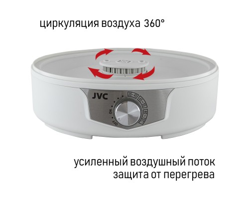 Быстро и легко: сушилка JVC JK-FD753 для свежих и вкусных овощей и фруктов