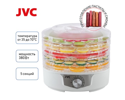 Быстро и легко: сушилка JVC JK-FD753 для свежих и вкусных овощей и фруктов