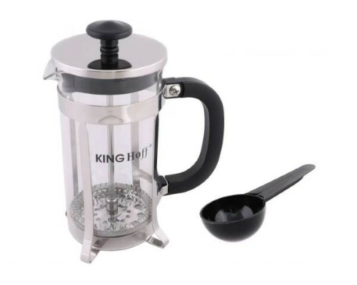 Наслаждайтесь идеальным кофе с Френч-прессом KINGHOFF KH-4836 600мл!