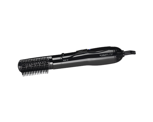 Быстрая и стильная укладка волос с фен-щеткой SCARLETT SC-HAS73I12 черного цвета!