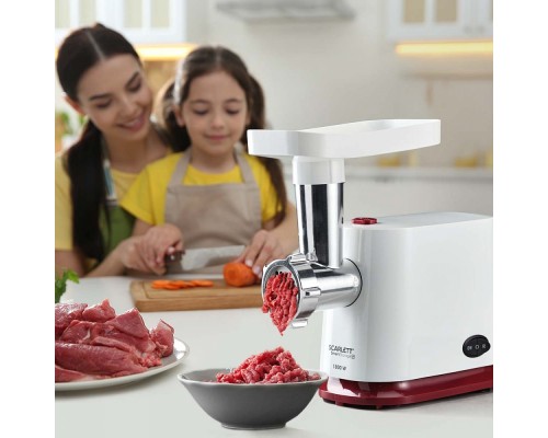 Белая мясорубка SCARLETT SC-MG45M23 – идеальное сочетание качества и стиля!