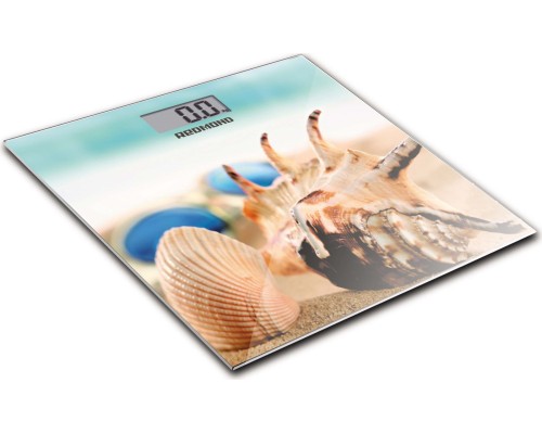 Стильные весы напольные REDMOND RS-733 пляж для точного контроля веса