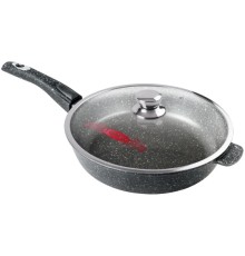 Сковорода ГОРНИЦА Гранит с3054аг 30х7,5см съемная ручка + крышка