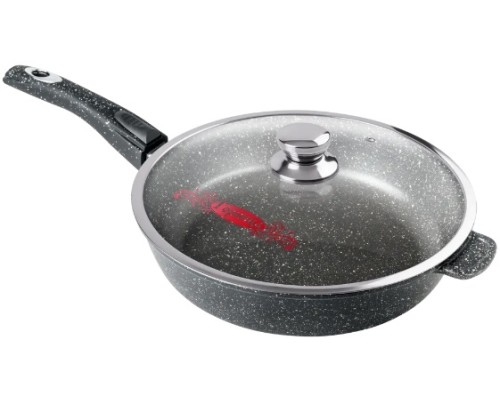 Суперпрочная сковорода ГОРНИЦА Гранит съемной ручкой и крышкой!