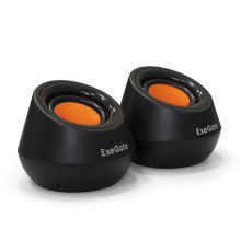 Колонки 2.0 ExeGate Disco 130 EX287060RUS черный/оранжевый