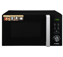 Микроволновая печь HYUNDAI HYM-D3001 черный/хром