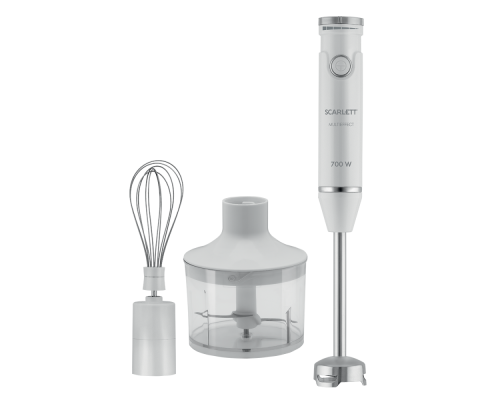 Мощный блендер SCARLETT SC-HB42F91 для идеального смешивания вкусных напитков в белом исполнении